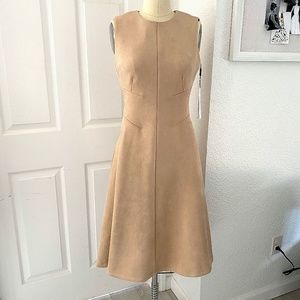 Calvin Klein Suede A-Line Dress